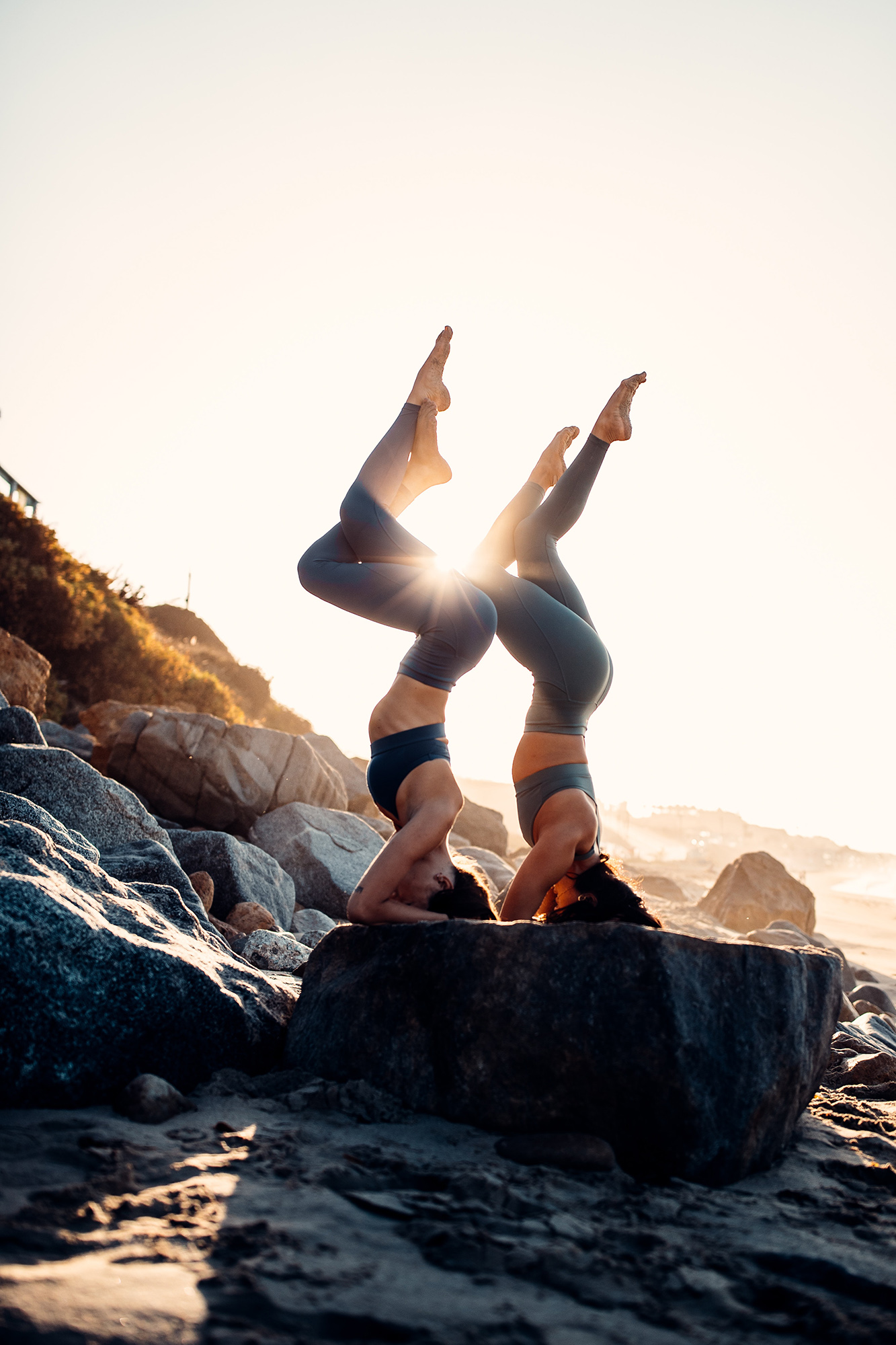 Photo d'une séance de Yoga en pleine air